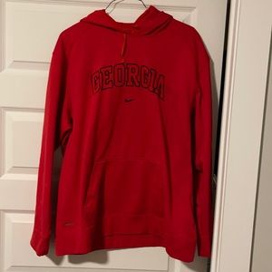 Nike Red Georgia Bulldogs hoodie